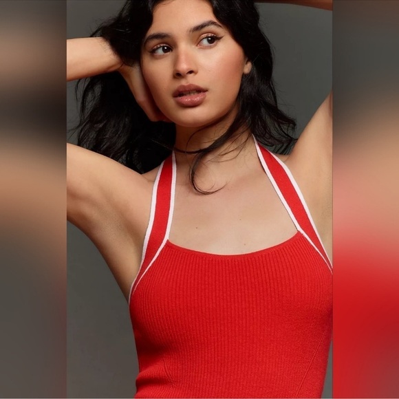 NWT Daily Practice by Anthropologie Full Speed Halter Mini Dress, Size XL - Picture 3 of 13